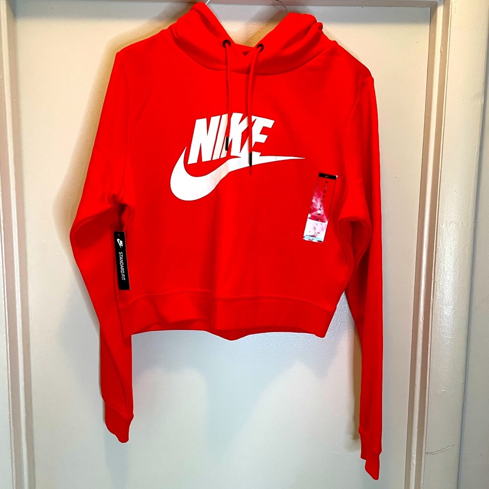 Nike crop top hoodie